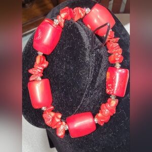 RED CORAL beautiful bracelet
